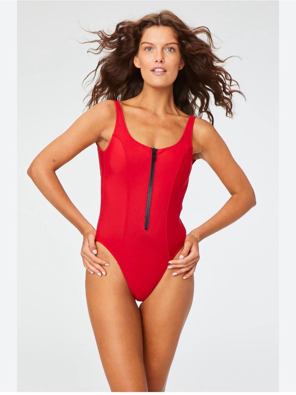 Lisa Marie Fernandez one piece swimsuit. Red.Size 2